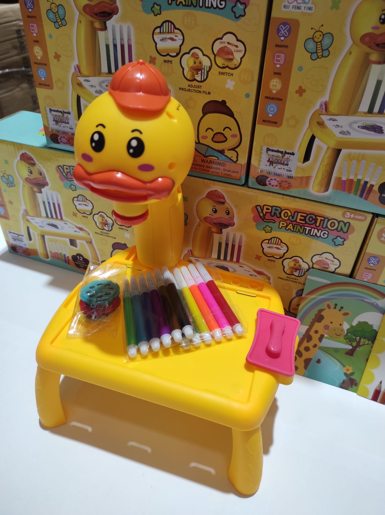 Mini escritorio de aprendizaje para niños pato-amarillo - additional image 9